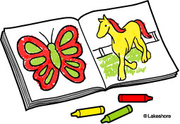 255x177 Coloring Book Clipart