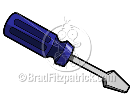 432x324 Cartoon Screwdriver Clipart Picture Royalty Free Screw Driver
