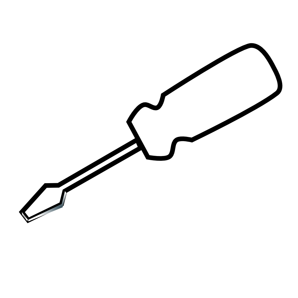 999x999 Screws Clipart Screwdriver