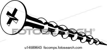 450x213 Clipart Of Deck Screw U14589643
