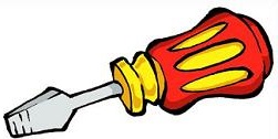251x126 Free Screwdriver Clipart