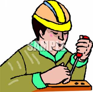 300x297 Worker Using A Screwdriver
