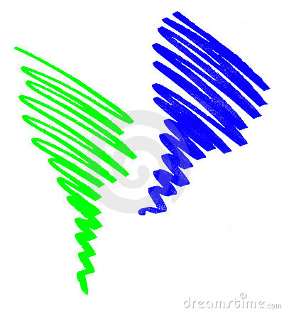 400x439 Blue Clipart Scribble