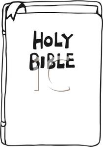 210x300 And White Holy Bible Clipart Image