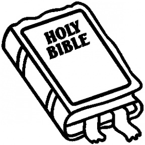 288x288 Bible Clipart Free Black And White