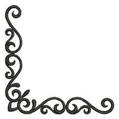 236x236 Scroll Corner Clip Art