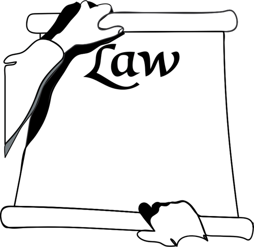500x487 Law Scroll Public Domain Vectors