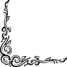135x134 Corner Scroll Borders Clipart
