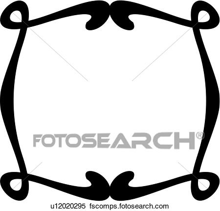 450x432 Clipart Of , Blank, Border, Fancy, Frame, Panel, Shapes, Scroll