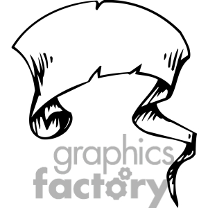 300x300 Banner Scroll Clip Art