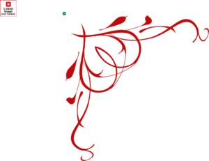 300x231 Red Heart Border Clip Art