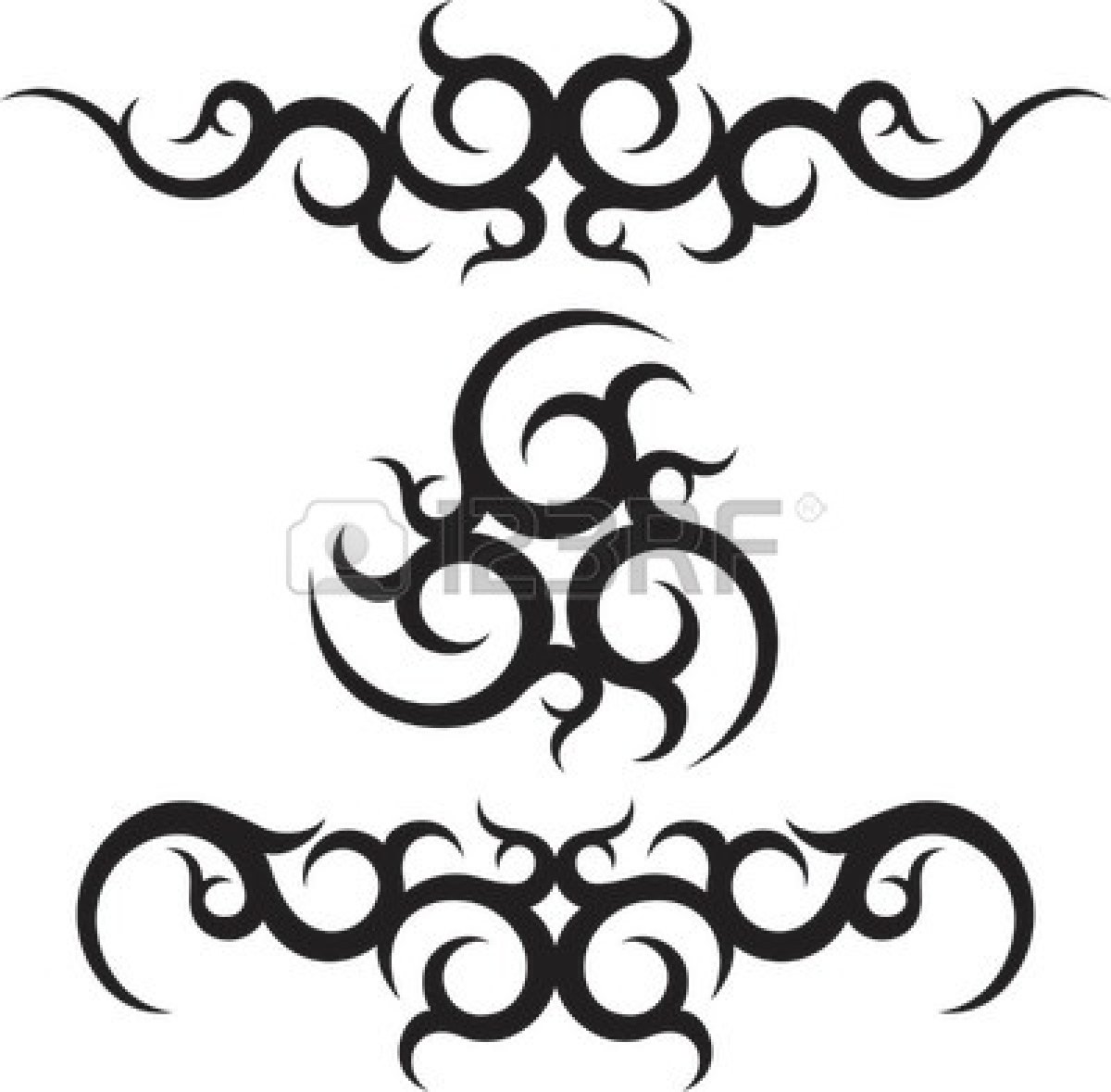 1200x1179 Scroll Clipart Tribal