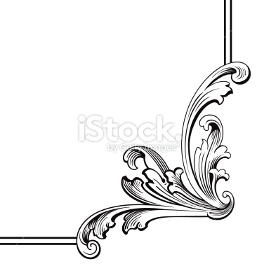 366x380 Corner Scroll Designs Clip Art Free Clipart