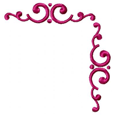 400x400 Corners And Borders Machine Embroidery Designs