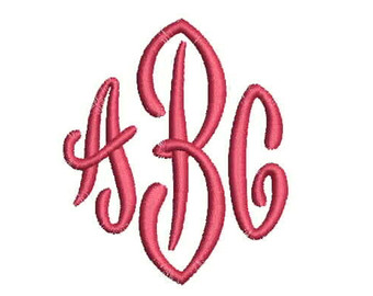 340x270 Scroll Monogram Etsy