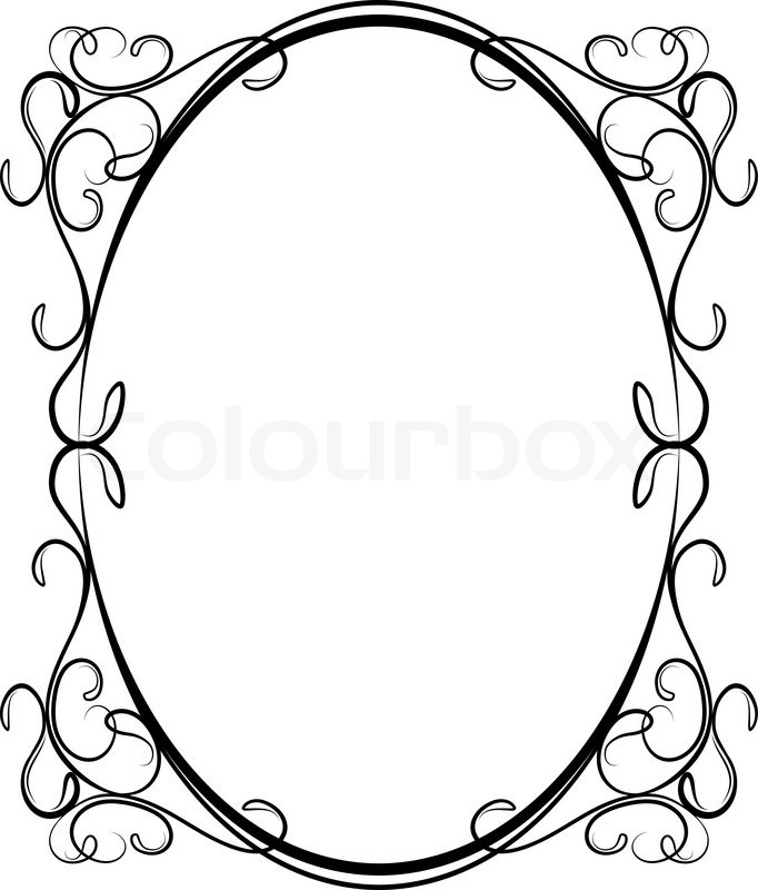 682x800 Czeshop Images Oval Filigree Frame Clip Art