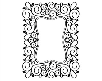 340x270 Scrolled Frame Etsy
