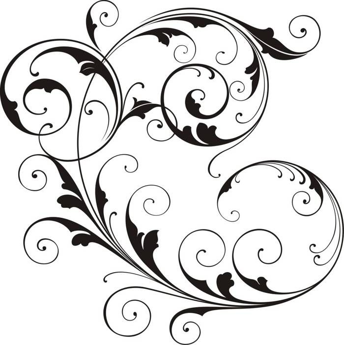Scroll Lines Clipart