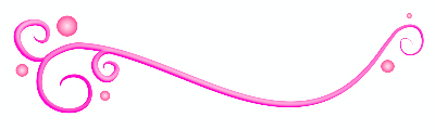 400x120 Free Pink Scroll Clipart