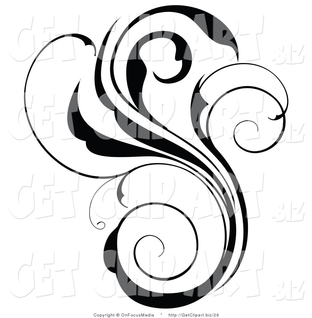1024x1044 Line Flourish Clipart