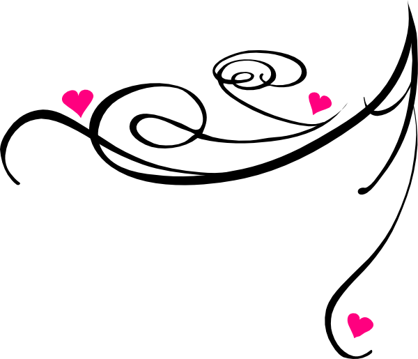 600x515 Pink Squiggly Lines Clipart