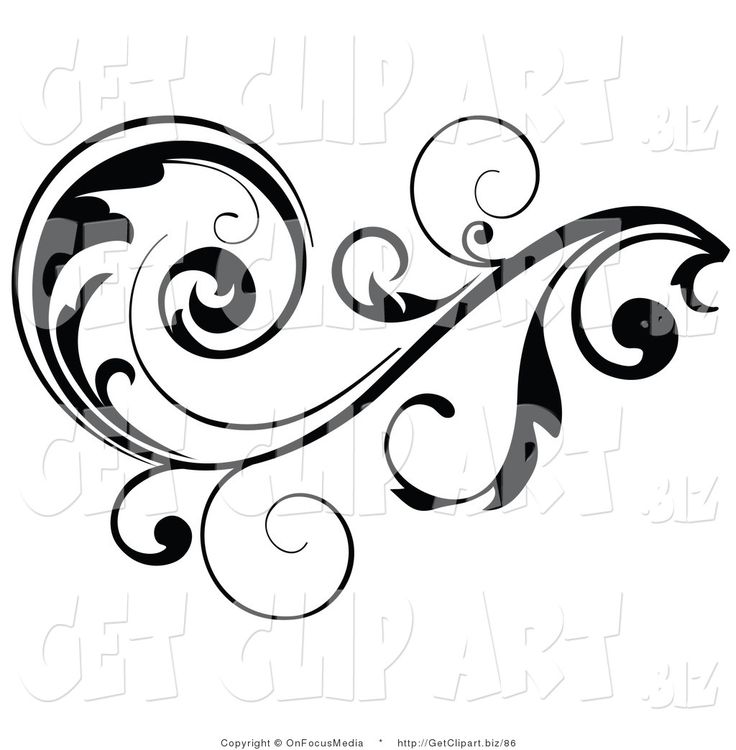 736x750 Free Vine Scroll Clipart