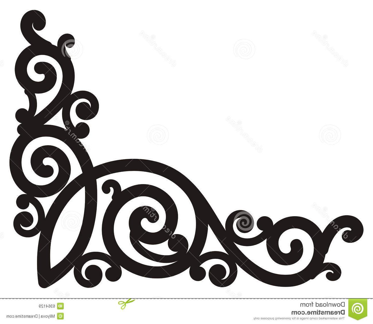 1300x1130 Best Free Scroll Vector Clipart Corner Clip Design