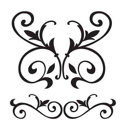 400x400 Scroll Stencils Collection On Ebay!