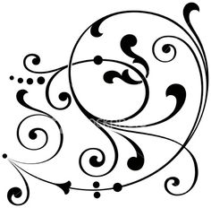 236x232 Scrolly Corners Art Decomonogram Ideas Corner