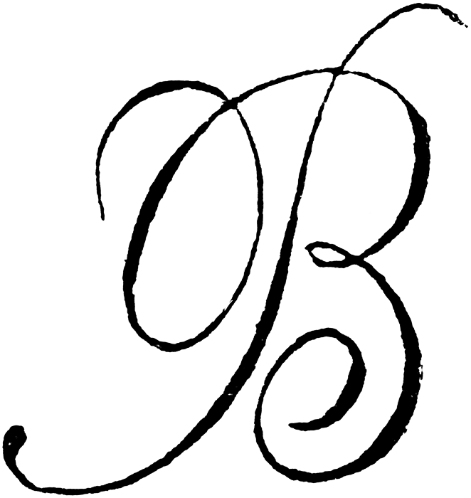 662x700 Letter B Clipart