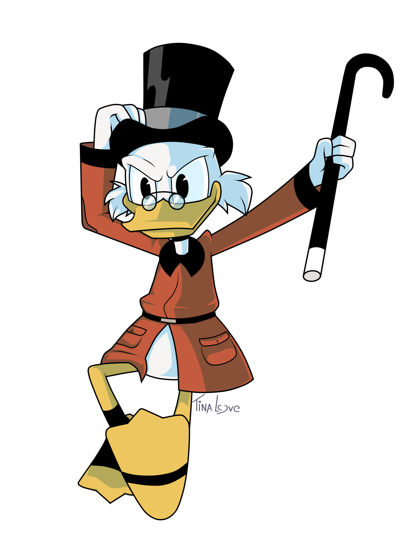 1377x1817 Scrooge Mcduck By Tinka Love