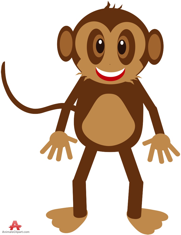 769x999 Baboon Clipart Happy Monkey