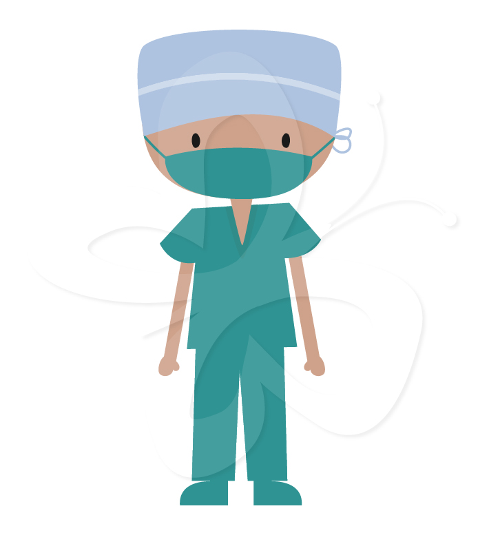 710x777 Medical Scrubs Clip Art