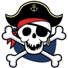 236x236 Pirate Skull And Crossbones Clip Art