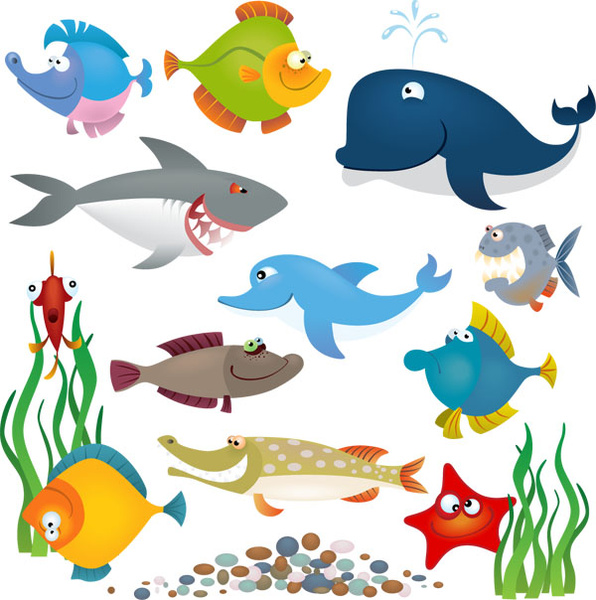 596x600 Free Sea Animals Clip Art Free Vector Download (213,943 Free