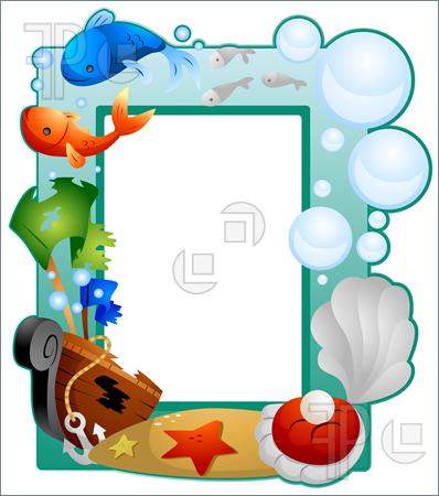 398x450 Graphics For Under The Sea Border Graphics