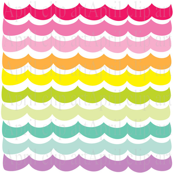 570x570 Items Similar To Pastel 2 Ocean Waves Border Clipart, Sea, Wave