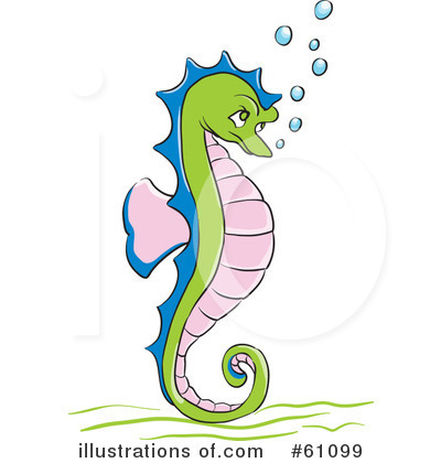 400x420 Seahorse Clipart