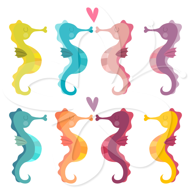 800x800 Seahorse Clip Art Clipart Panda