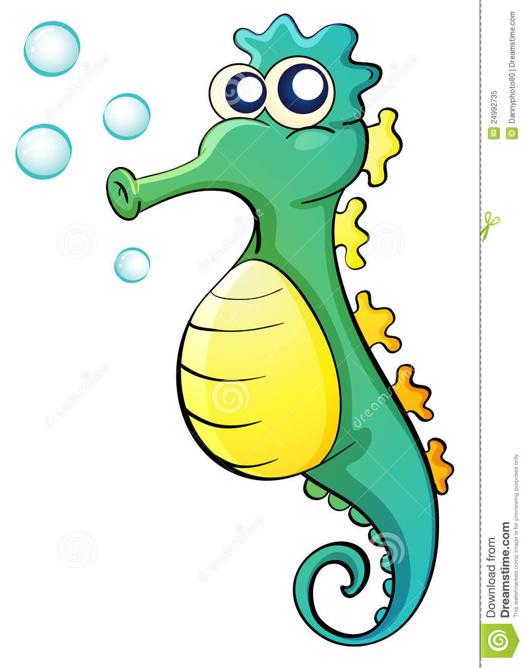 1023x1300 Colouful Clipart Seahorse