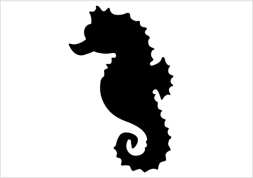 501x352 Seahorse Vector Graphics Download Silhouette Graphics