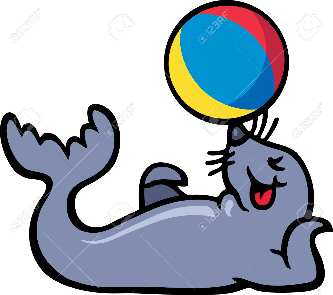 1300x1150 Sea Lion Clipart Ball