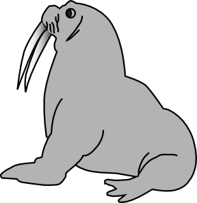 288x297 Seal Clip Art