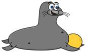 170x106 Sea Lion Clip Art