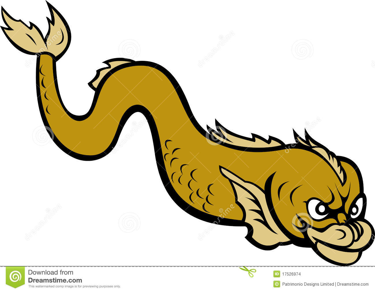 1300x1012 Sea Monster Clipart Funny Cartoon
