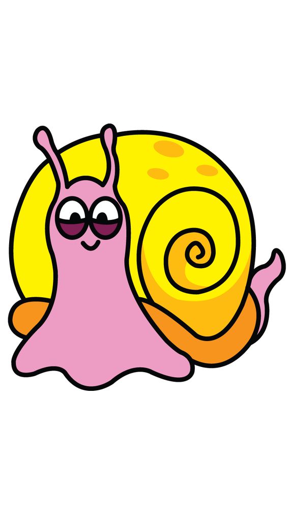 564x1002 Snails Water Clipart
