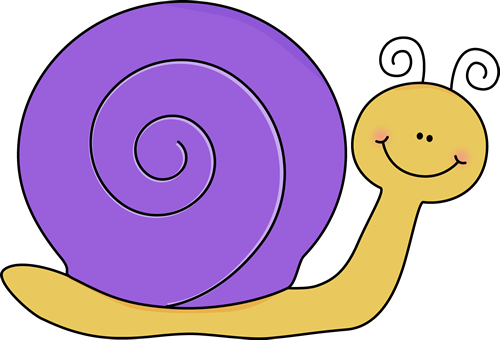 500x340 Yellow And Purple Snail Clip Art