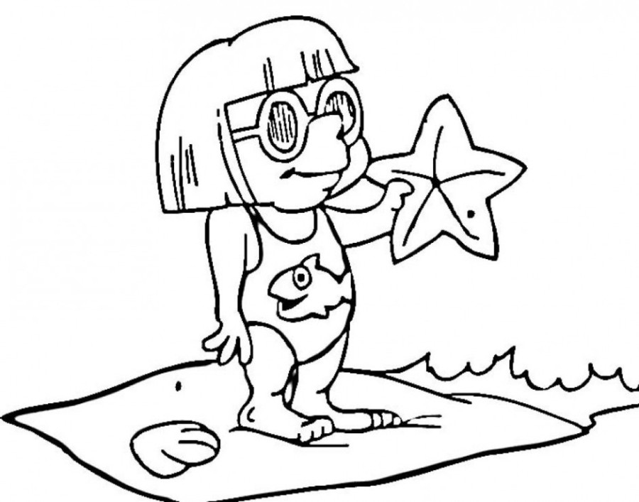 900x707 Sea Star Clip Art