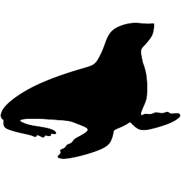 263x262 Sea Life Silhouettes Page 3