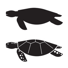 Sea Turtle Silhouettes | Free download on ClipArtMag